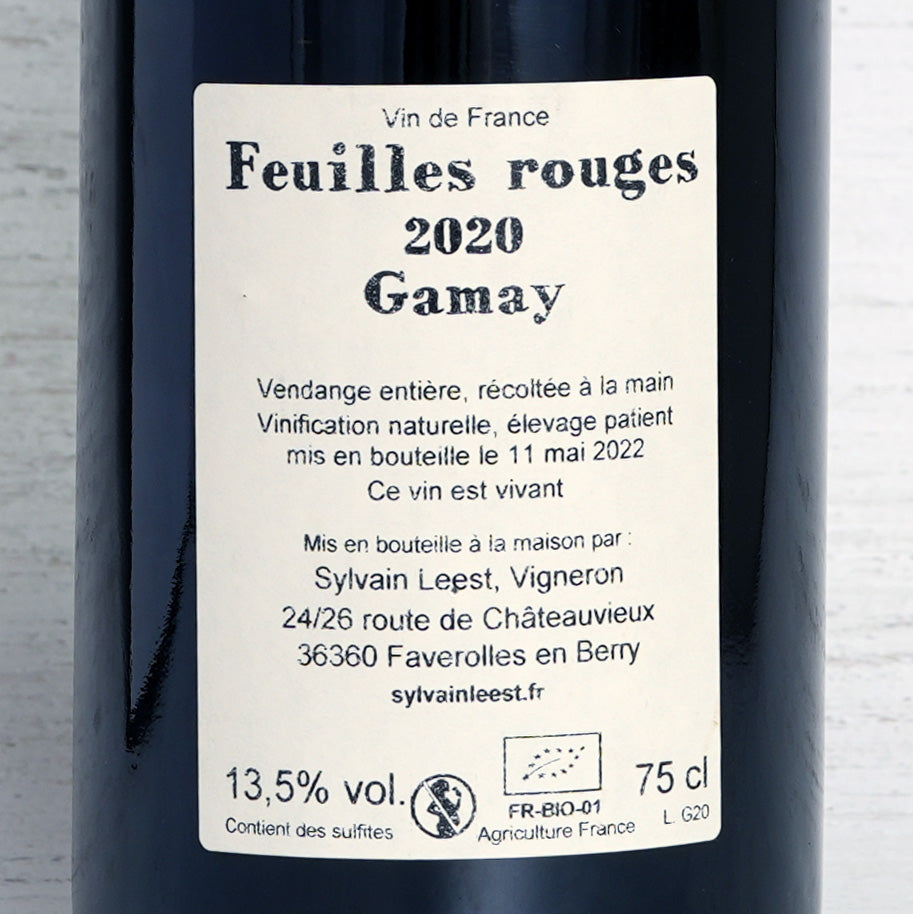 フイユ・ルージュ FEUILLES ROUGES 2020 / シルヴァン・レスト-SYLVAIN LEEST