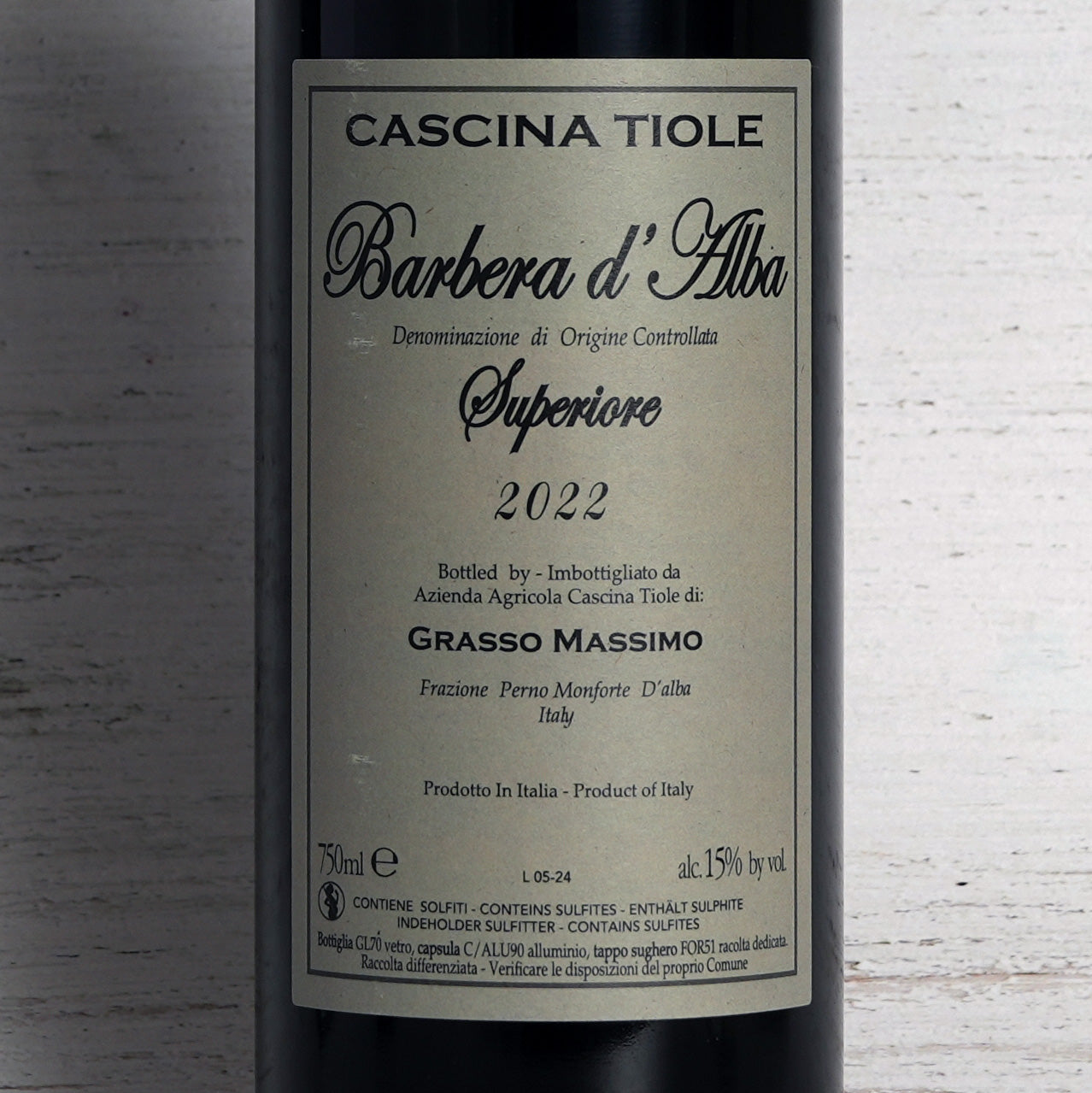 バルベーラ ダルバ スーペリオーレ 2022 / カッシーナ ティオレ-Cascina Tiole
