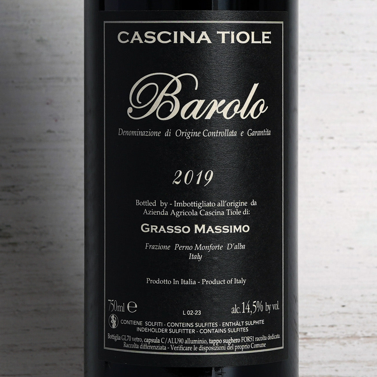 バローロ 2019 / カッシーナ ティオレ-Cascina Tiole