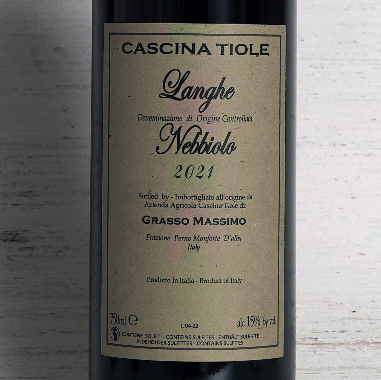 ランゲ ネッビオーロ 2021 / カッシーナ ティオレ-Cascina Tiole