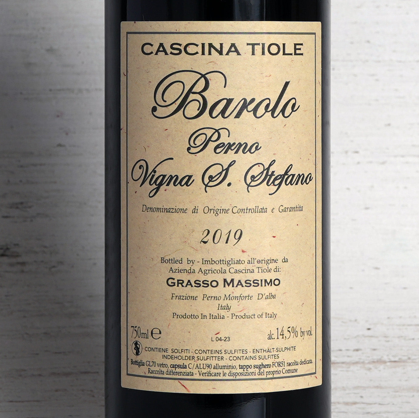 バローロ ペルノ 2019 / カッシーナ ティオレ-Cascina Tiole