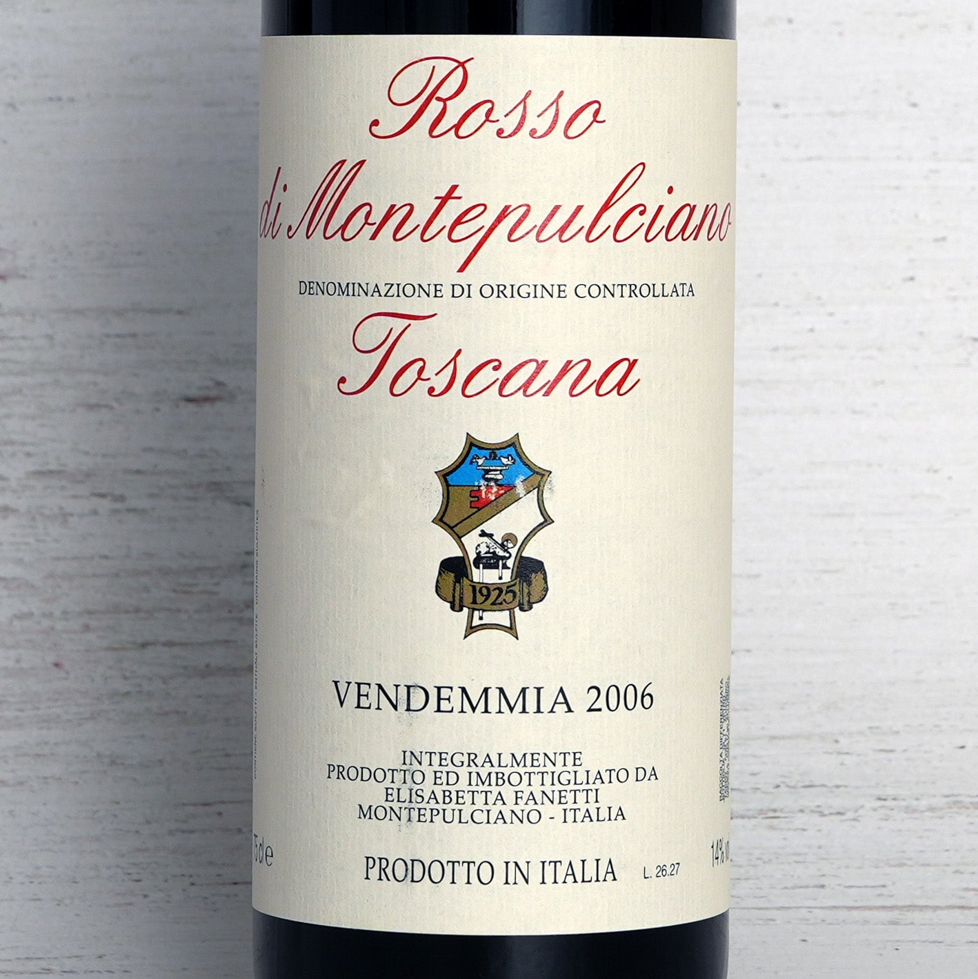ロッソ ディ モンテプルチアーノ Rosso di Montepulciano 2006 / ファネッティ-Fanetti