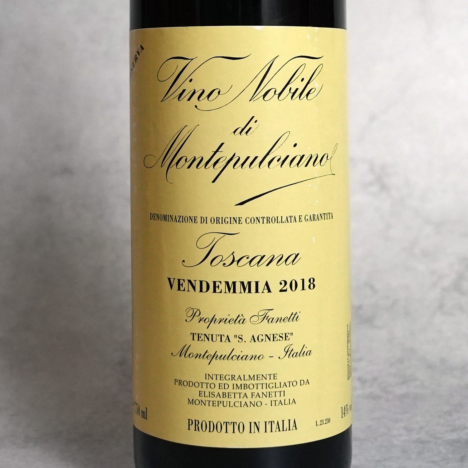 ヴィーノ ノービレ ディ モンテプルチアーノ リゼルヴァ 2018/ ファネッティ-Fanetti