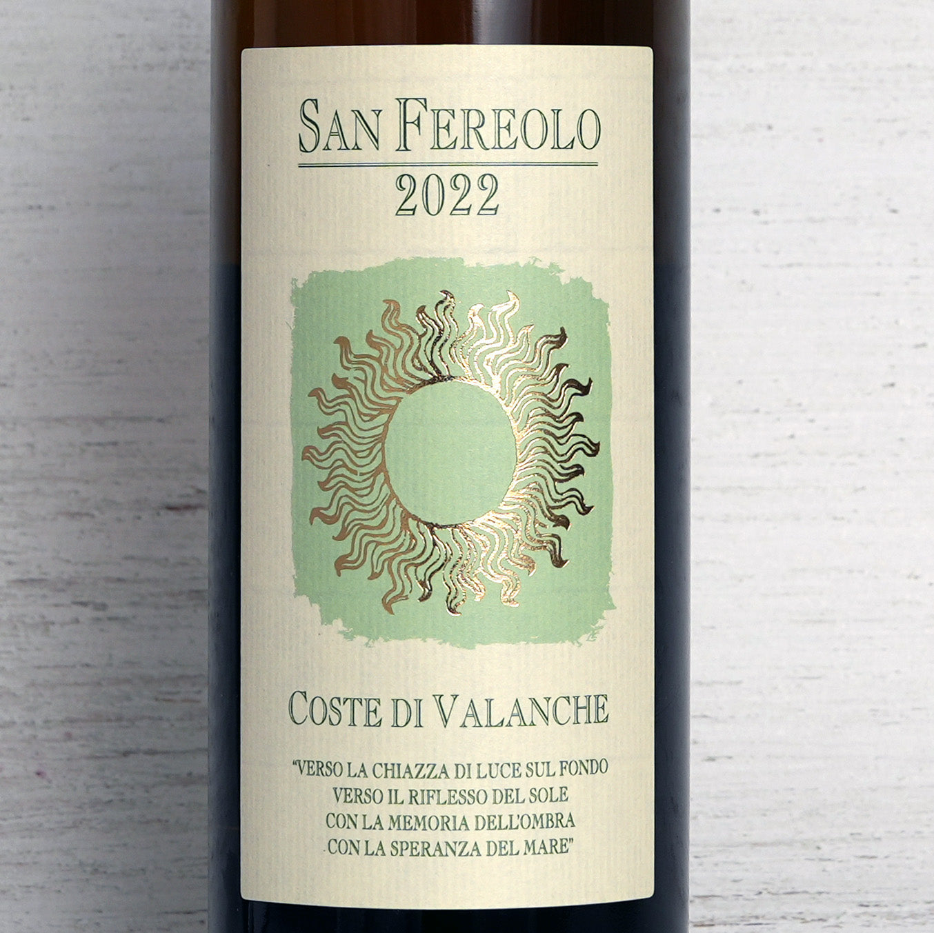 ビアンコ　コステ・ディ・バランケ  Coste di Valanche 2022 / サン フェレオーロ-San Fereolo