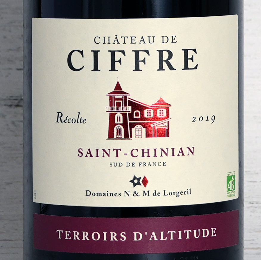 サン シニアン テロワール ダルティチュード St Chinian Terroir d’Altitude 2019 / シャトー ド シフル-Chateau de Ciffre