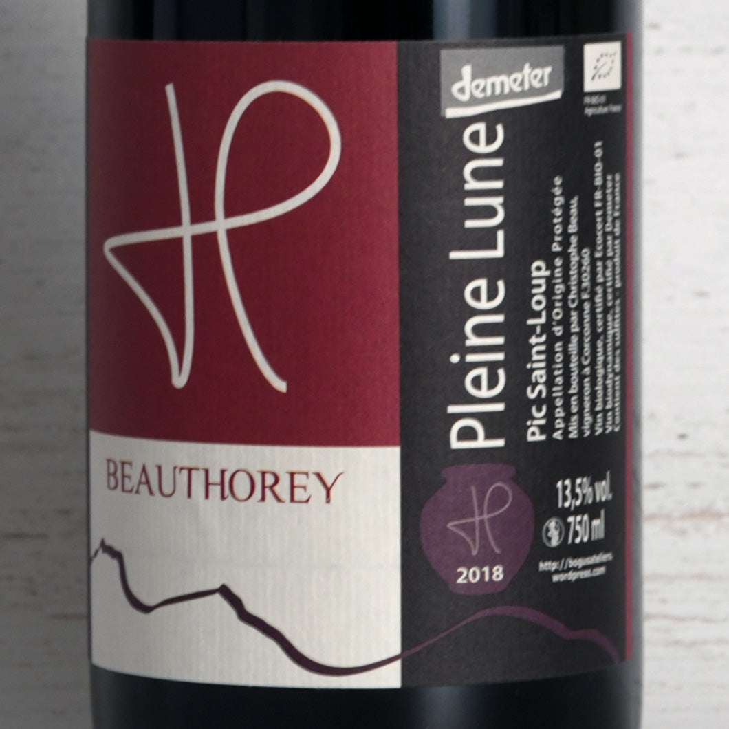 プレーヌ・リュヌ 2018 / ドメーヌ・ボートレー-Domaine　Beauthorey