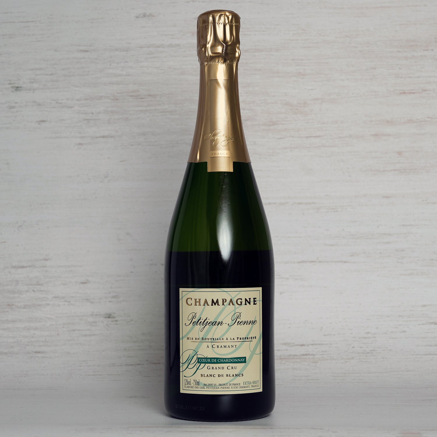 ブラン ド ブラン エクストラ ブリュット  Blanc de Blancs Extra Brut NV /  プチジャン ピエンヌ-Petitjean Pienne