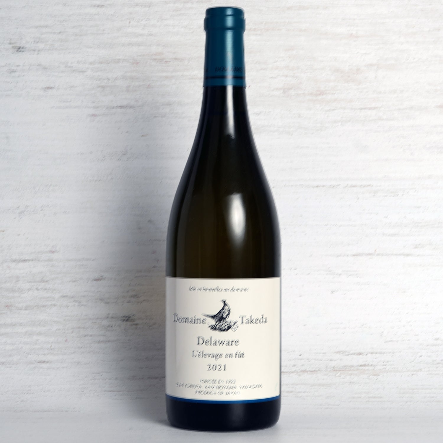 ドメイヌ・タケダ　デラウェア樽熟成　白（辛口）2021 / タケダワイナリー-TAKEDA WINERY