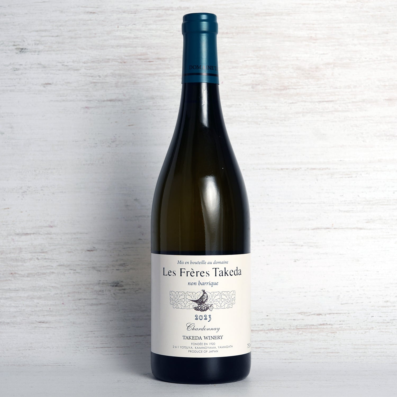 レ・フレール タケダ　ノンバリック シャルドネ　白（辛口）2023 / タケダワイナリー-TAKEDA WINERY