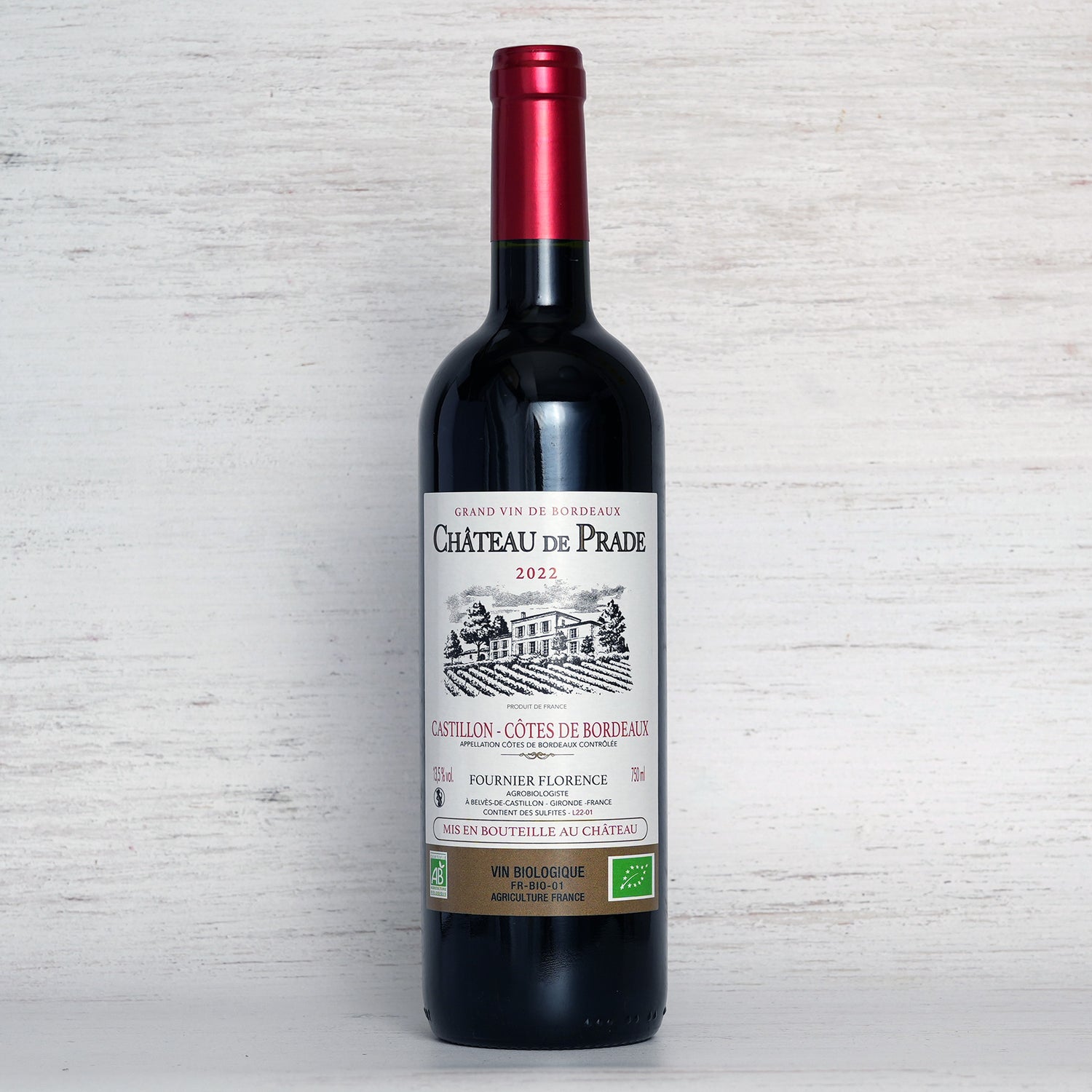 コート・ド・ボルドー・カスティヨン Côtes de Bordeaux Castillon 2022 / シャトー・ド・プラド-Château de Prade