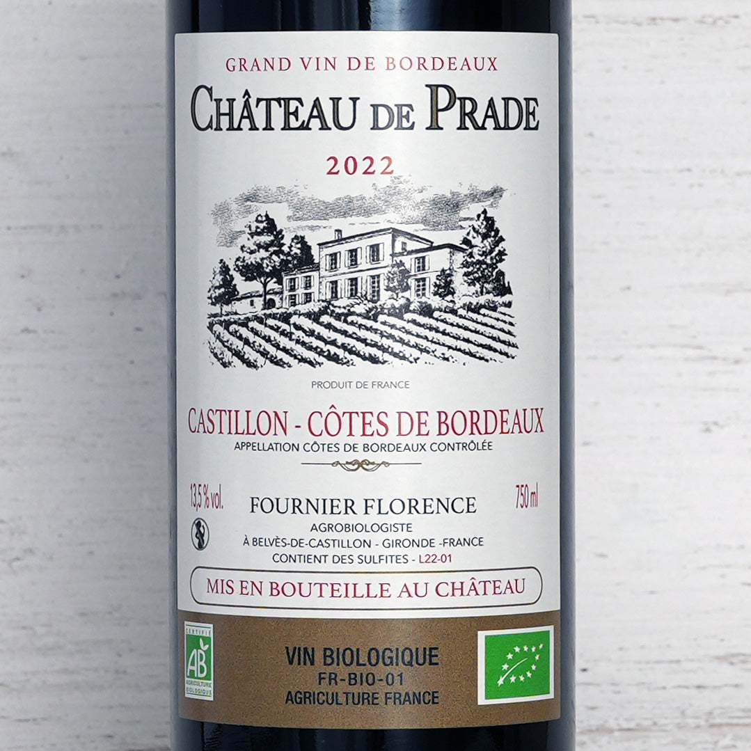 コート・ド・ボルドー・カスティヨン Côtes de Bordeaux Castillon 2022 / シャトー・ド・プラド-Château de Prade